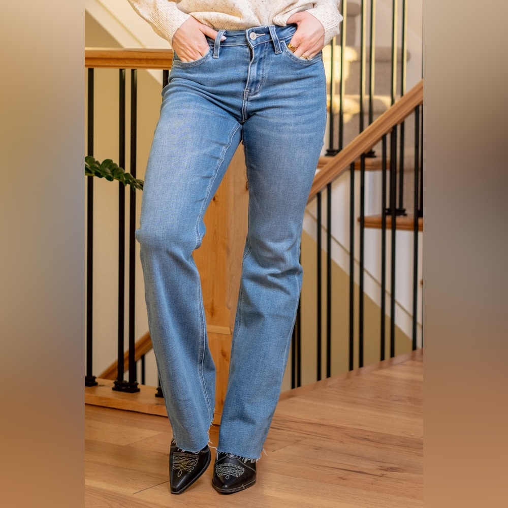 WELL-RUN HIGH RISE RELAXED FIT FLARE REGULAR
